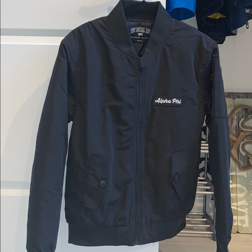 alpha phi bomber jacket